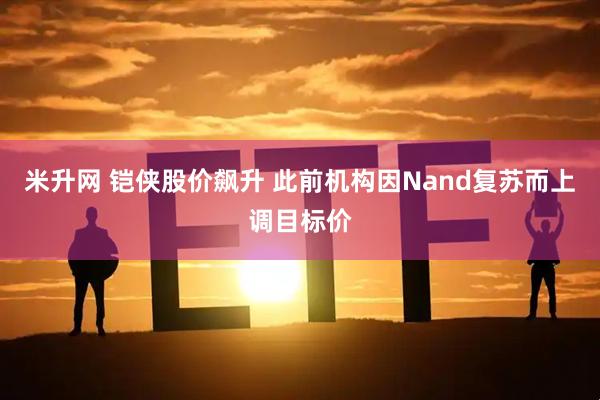 米升网 铠侠股价飙升 此前机构因Nand复苏而上调目标价
